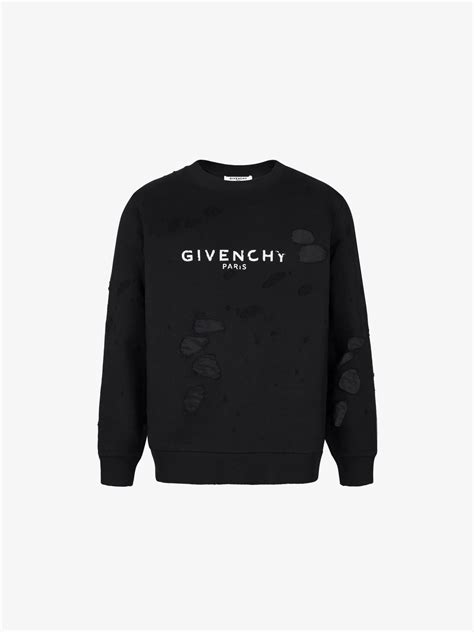 givenchy destroyed sweatshirt price|Givenchy sweaters for women.